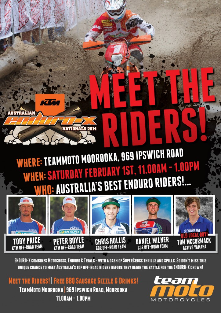 Enduro-X Meet the Riders Poster FINAL