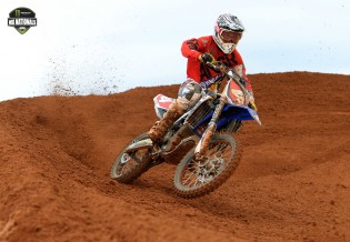 Luke Clout / Yamaha MXN Round 4 - Murray Bridge / MX2 2014 Monster Energy MX Nationals Australian Motocross Championship Murray Bridge SA 18 May 2014 © Sport the library / Jeff Crow