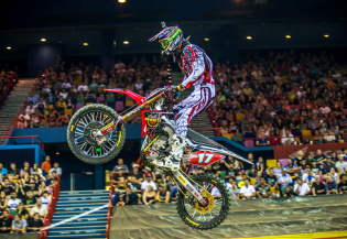 Gavin Faith action Australian SX2 2014 Photo Marc Jones Photography