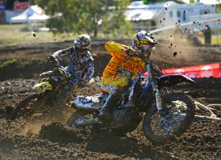 Luke Clout / Serco Yamaha Monster Energy MX Nationals / MX2 2013 Motorcross Championships Round 4 / Broadford VIC Sunday May 19th 2013 © Sport the library/Jeff Crow