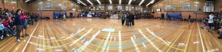 2015 Tas A4DE - Rider's briefing underway here at the Wynyard Sports Centre. Lot of anticipation in the stadium ahead of tomorrow's Prologue ride!
