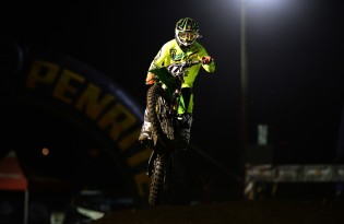 Dylan Long / Kawasaki 2015 Round 2 / Class : SX1 Australian Supercross Championship Jimboomba QLD 17th October 2015 © Sport the library / Jeff Crow